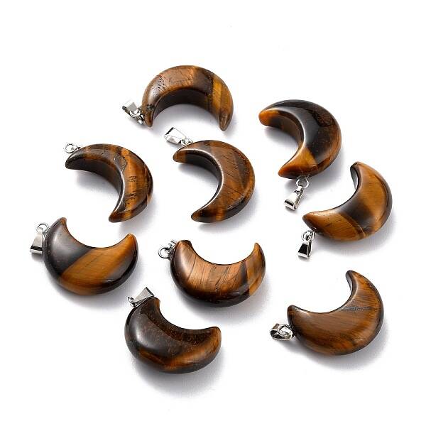 Natural Tiger Eye Pendants