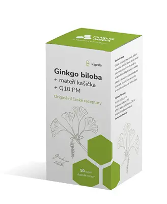 Purus meda Ginkgo biloba + royal jelly + Q10 PM 50 capsules