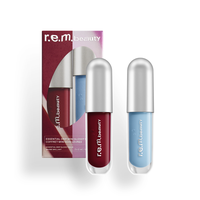 r.e.m. beauty mini essential drip glossy balm duo