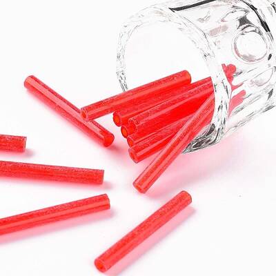 Glass Bugle Beads