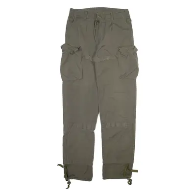 TACGEAR Mens Trousers Green Relaxed Straight W32 L34