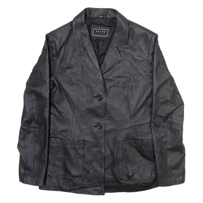 SKINZ Womens Jacket Black Leather M