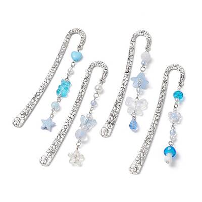 Tibetan Style Alloy Hook Bookmarks