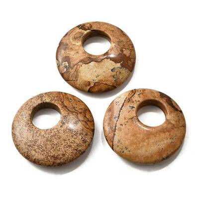 Natural Picture Jasper Pendants