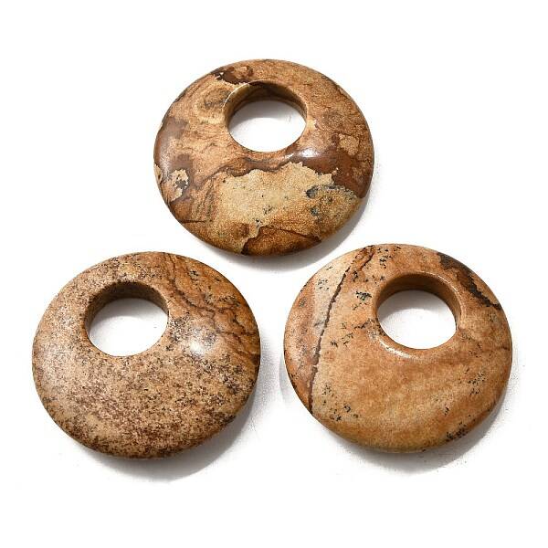 Natural Picture Jasper Pendants