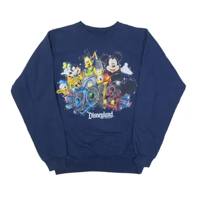 DISNEY Mickey Mouse And Friends 2012 Sweatshirt Blue Mens S