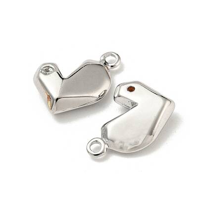 Brass Micro Pave Cubic Zirconia Charms