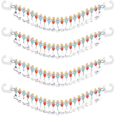 2 Sets Plastic Shoe Chains with Hook