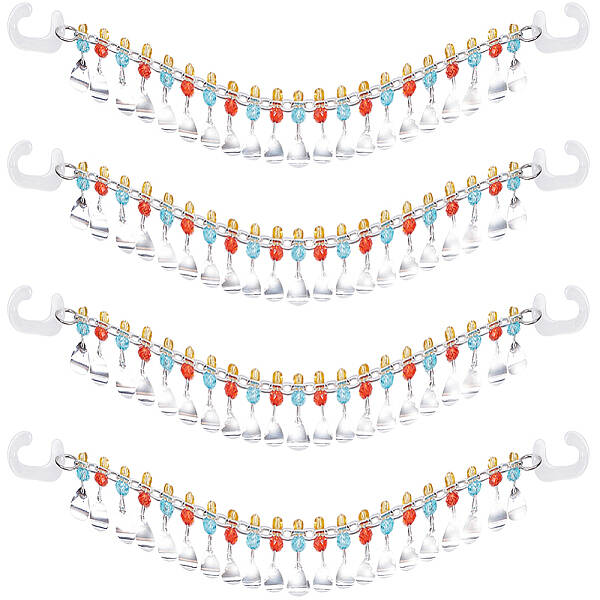 2 Sets Plastic Shoe Chains with Hook