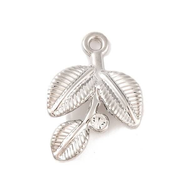 Alloy with Rhinestone Charms