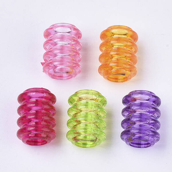 Transparent Acrylic European Beads