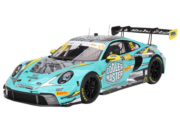Porsche 911 GT3 R #28 Thomas Preining HubAuto Racing FIA GT World Cup 70th Macau Grand Prix (2023) 1/18 Model Car by Top Spee...