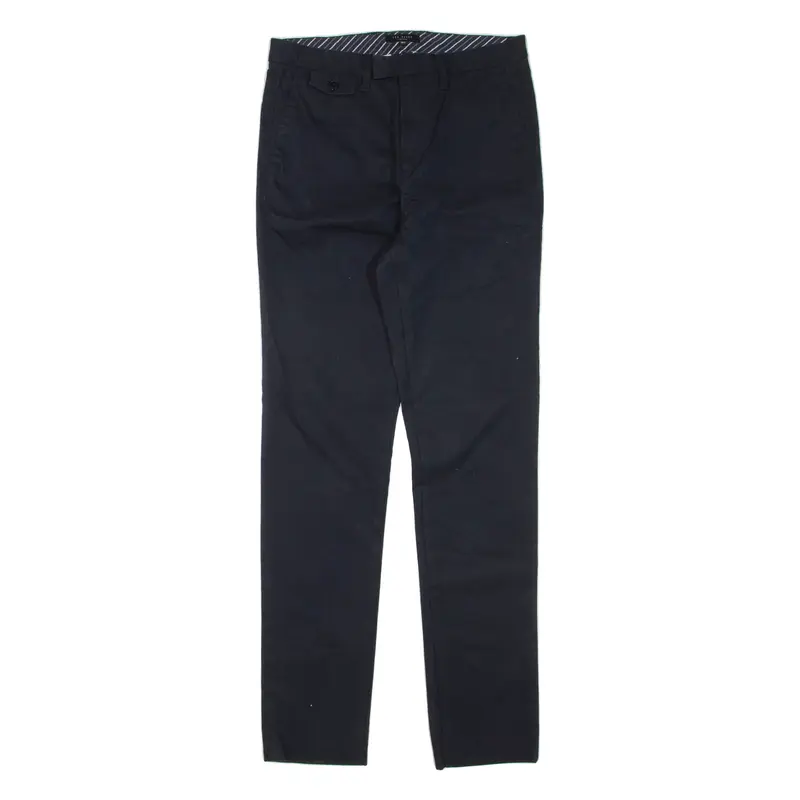 TED BAKER Chino Mens Trousers Blue Regular Tapered W30 L32