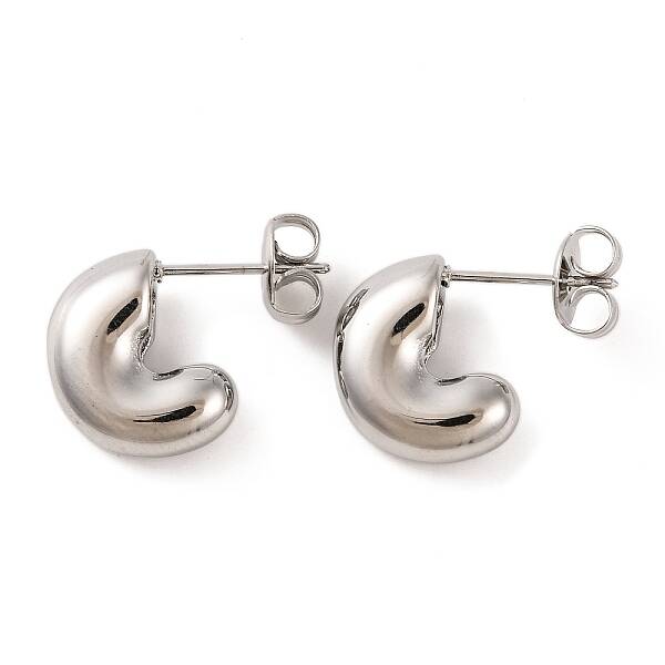 Non-Tarnish 304 Stainless Steel Stud Earrings