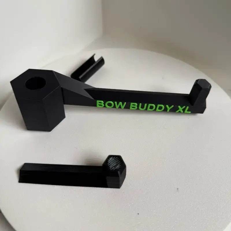 Bow Buddy XL Extra-Long Bow and Gear Hanger for Trucks & SUVs 1 Longer for Deeper Seats Secure Fit Tool-Free Headrest Mount