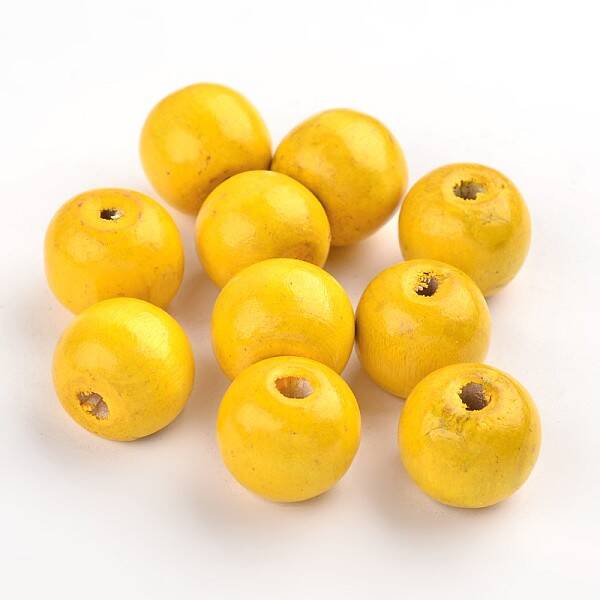 Natural Maple Wood Beads