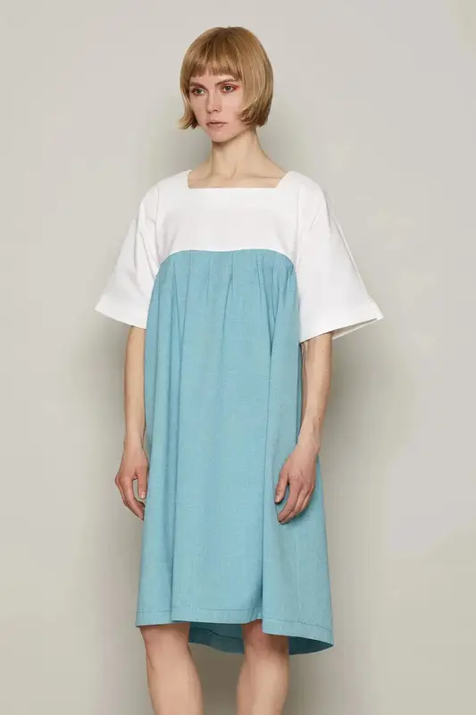 Cher Ami Dress (Blue) | size: 2XL