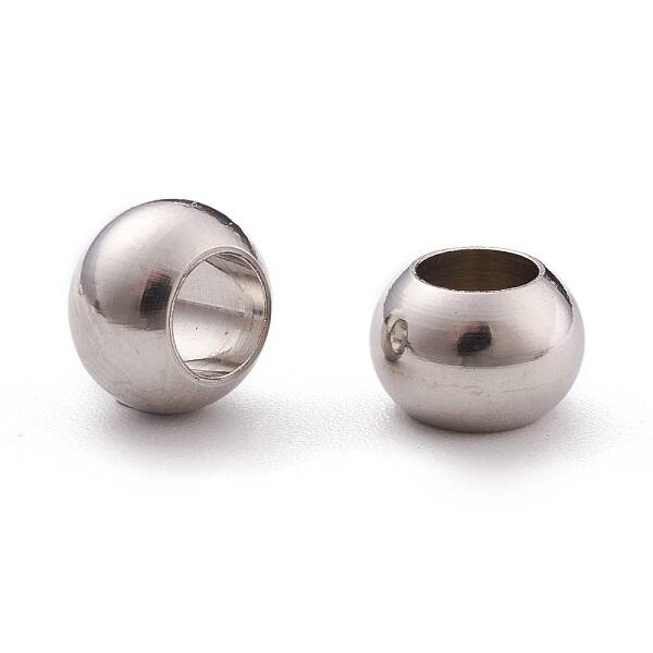 Tarnish Resistant 304 Stainless Steel Rondelle Beads