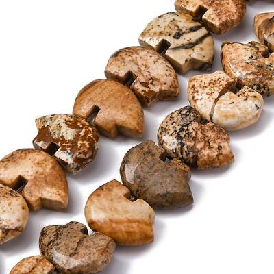 Natural Picture Jasper Beads Strands