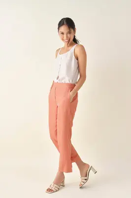 Convertible Crop Pant - Apricot | Size: XS