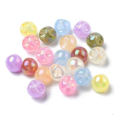 Plating Iridescent Acrylic Beads