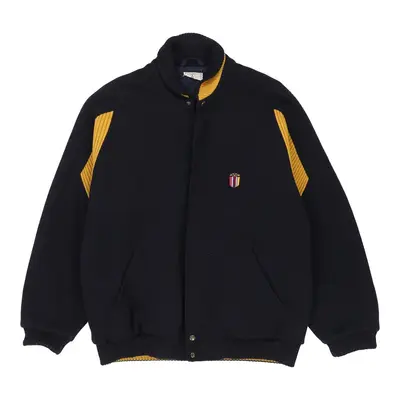Valentino Embroidered Jacket - Large Navy Wool