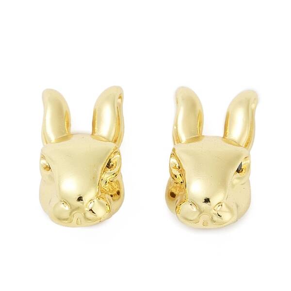 Brass Micro Pave Cubic Zirconia Beads