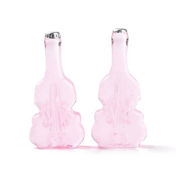 Violin Shape Dummy Wine Bottle Resin Cabochon