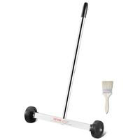 VEVOR Magnetic Sweeper with Wheels, 15inch Mini Magnetic Sweeper, 8 lbs Capacity, Adjustable Handle, Lightweight Magnetic Pic...