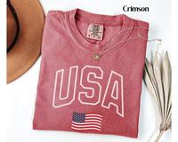 Comfort Colors USA Flag Shirt, 4th of July Shirt, Soft Cotton Unisex Gift, Gift for Him or Her, Unisex Stylish Top Womenswear...