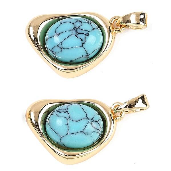 Synthetic Turquoise Pendants