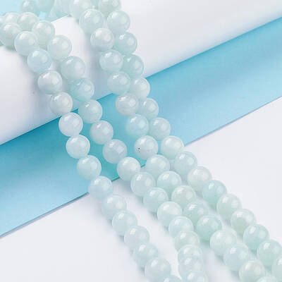 Natural Yellow Jade Beads Strands