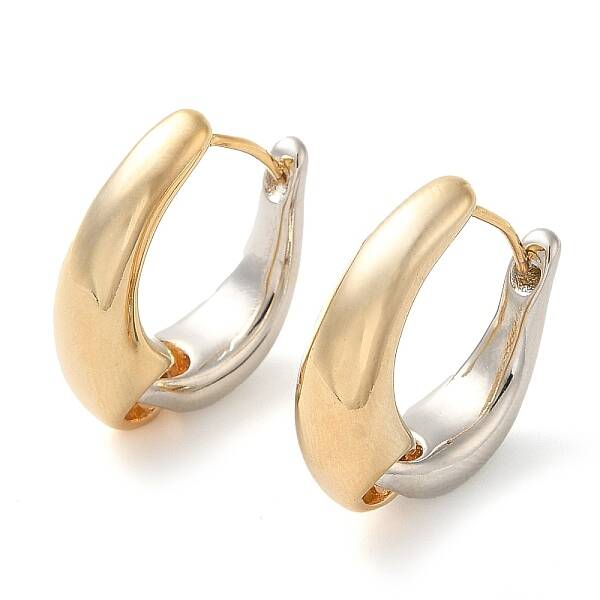 Rack Plating Brass Hoop Earring