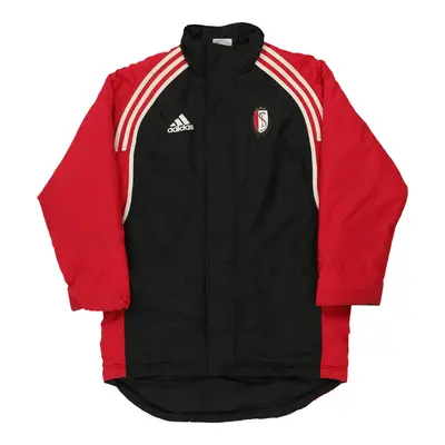 Age 14 Standard Liege Adidas Football Jacket - XL Block Colour Nylon Blend
