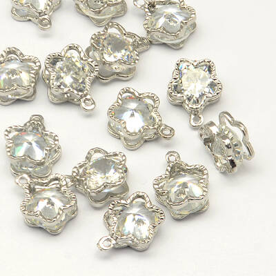 Flower Alloy Charms