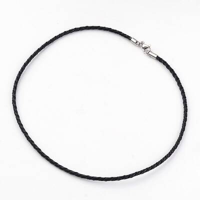 Braided Leather Necklace Making