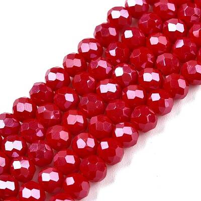Electroplate Glass Beads Strands
