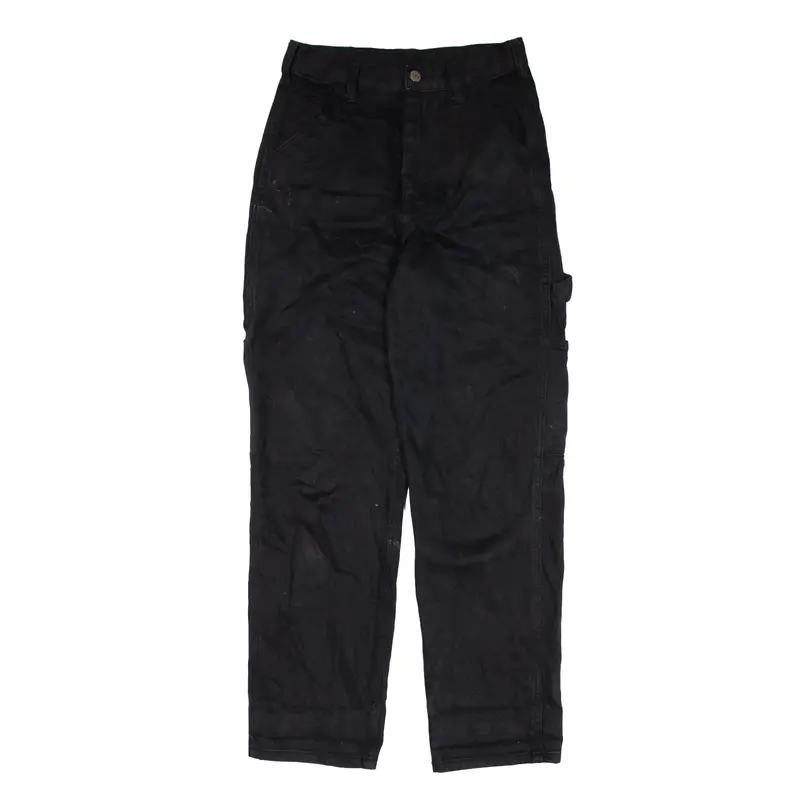 J. GALT Carpenter Jeans Black Denim Slim Straight Womens W25 L27