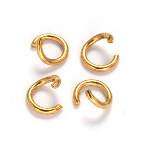 Ion Plating(IP) 304 Stainless Steel Open Jump Rings