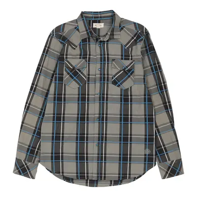 Diesel Checked Shirt - Large Blue Cotton