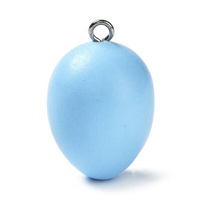 Easter Theme Spray Painted Wood Pendants