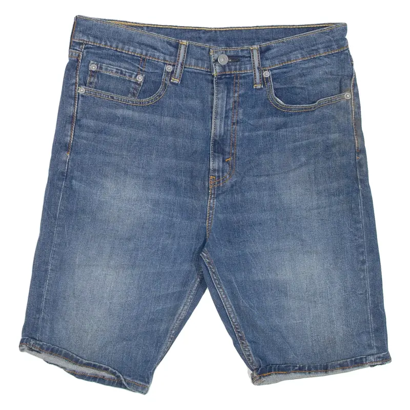 LEVI'S 522 Womens Denim Shorts Blue L W32