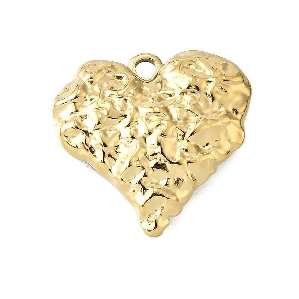 Hammered 304 Stainless Steel Pendants