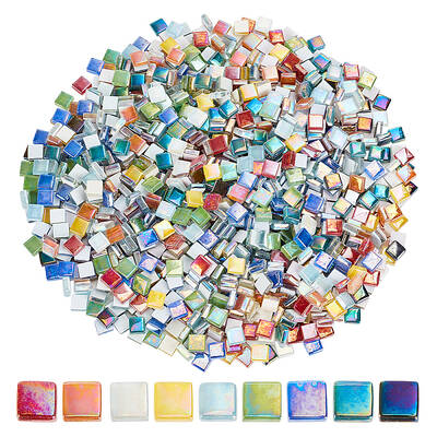 450G 9 Colors Glass Cabochons