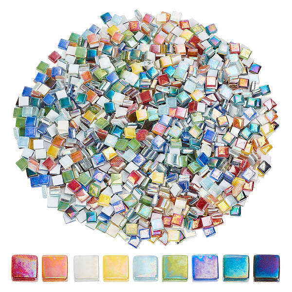450G 9 Colors Glass Cabochons