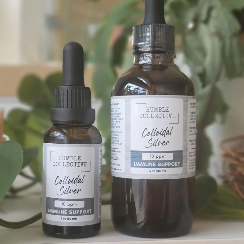 Colloidal Silver Bio-Active Silver Hydrosol for Immune Support - Colloidal Silver Liquid - 10 ppm, 1 or 4oz - Dropper vitamin...
