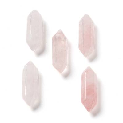 Natural Rose Quartz Double Terminated Points No Hole