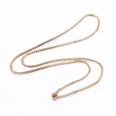 304 Stainless Steel Curb Chain Necklaces