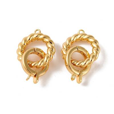 Brass Fold Over Clasps