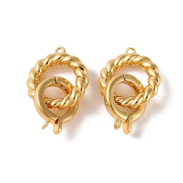 Brass Fold Over Clasps